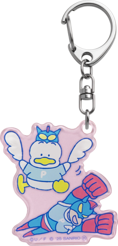 クレヨンしんちゃん×はぴだんぶい アクリルキーホルダー アクション